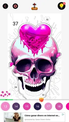 Skull Color android App screenshot 4